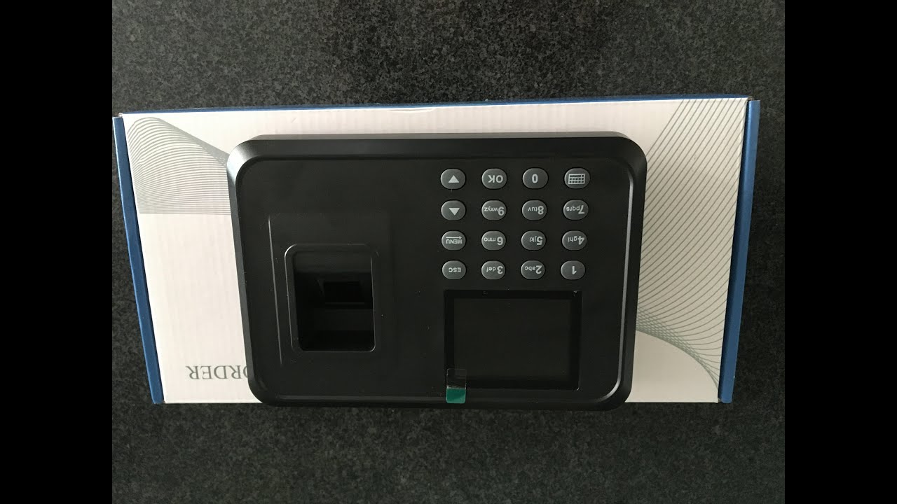 Tutorial configuración reloj biométrico control marcar asistencia