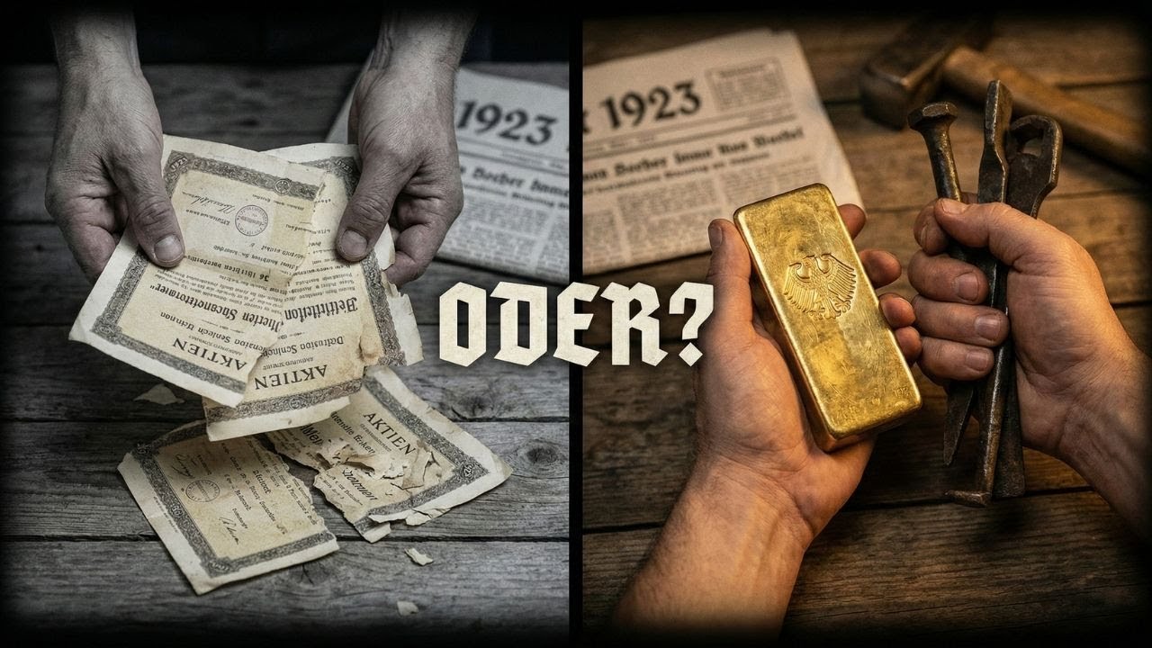 Aktien ODER Sachwerte 1923 Entscheidung