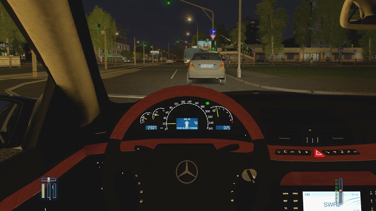 City Car Driving - Mercedes-Benz S65 AMG W220 | Night Racing