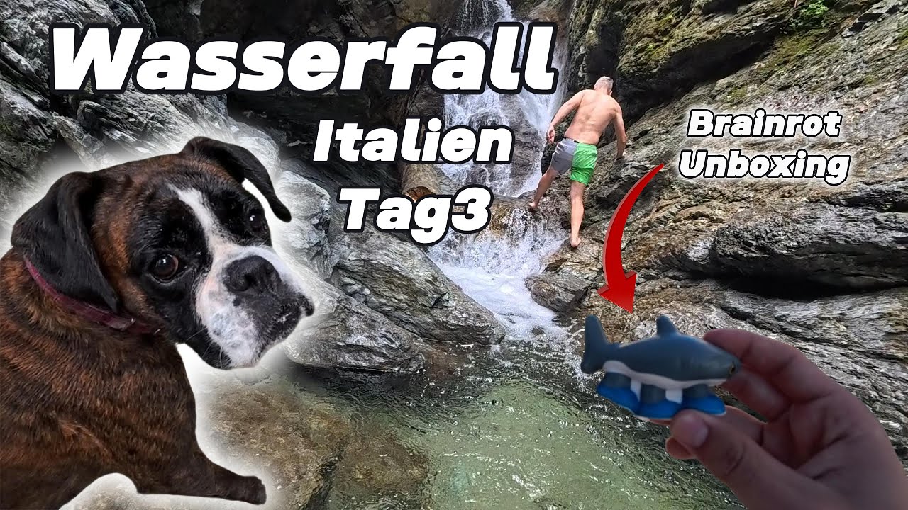 WIR GEHEN IM WASSERFALL BADEN ÖFFNEN BRAINROTS/ ITALIEN URAUB PART 2 Tag 3