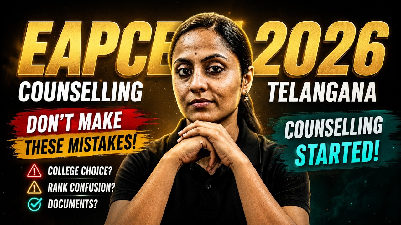 EAPCET 2026 Counselling Started 🚨 Telangana Students Must Watch Before Registration