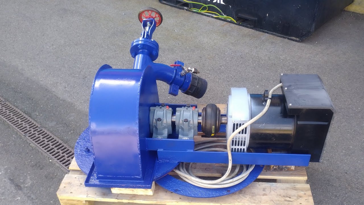 Restauration d'une mini turbine Pelton | Restauration of a mini Pelton Turbine | 7kVA - 230/400V