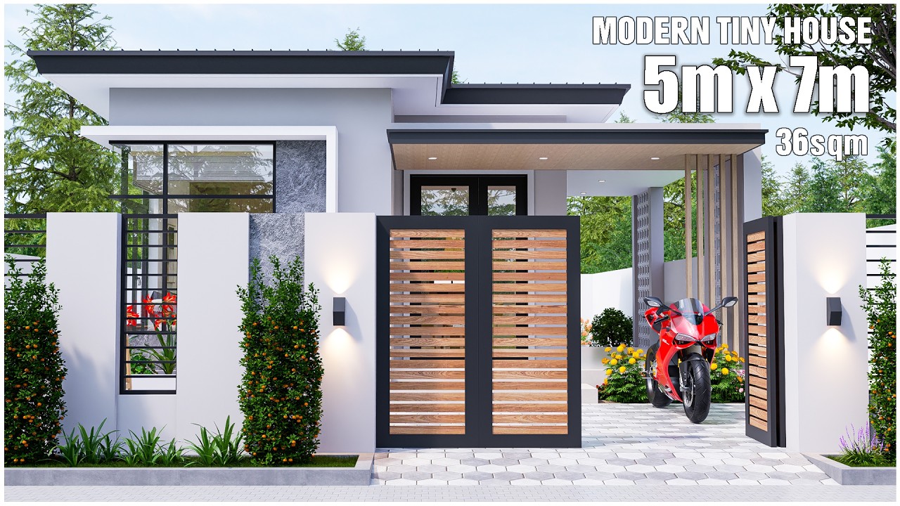 Modern Small House Design | 5 x 7 Meters | Minimalist Living
