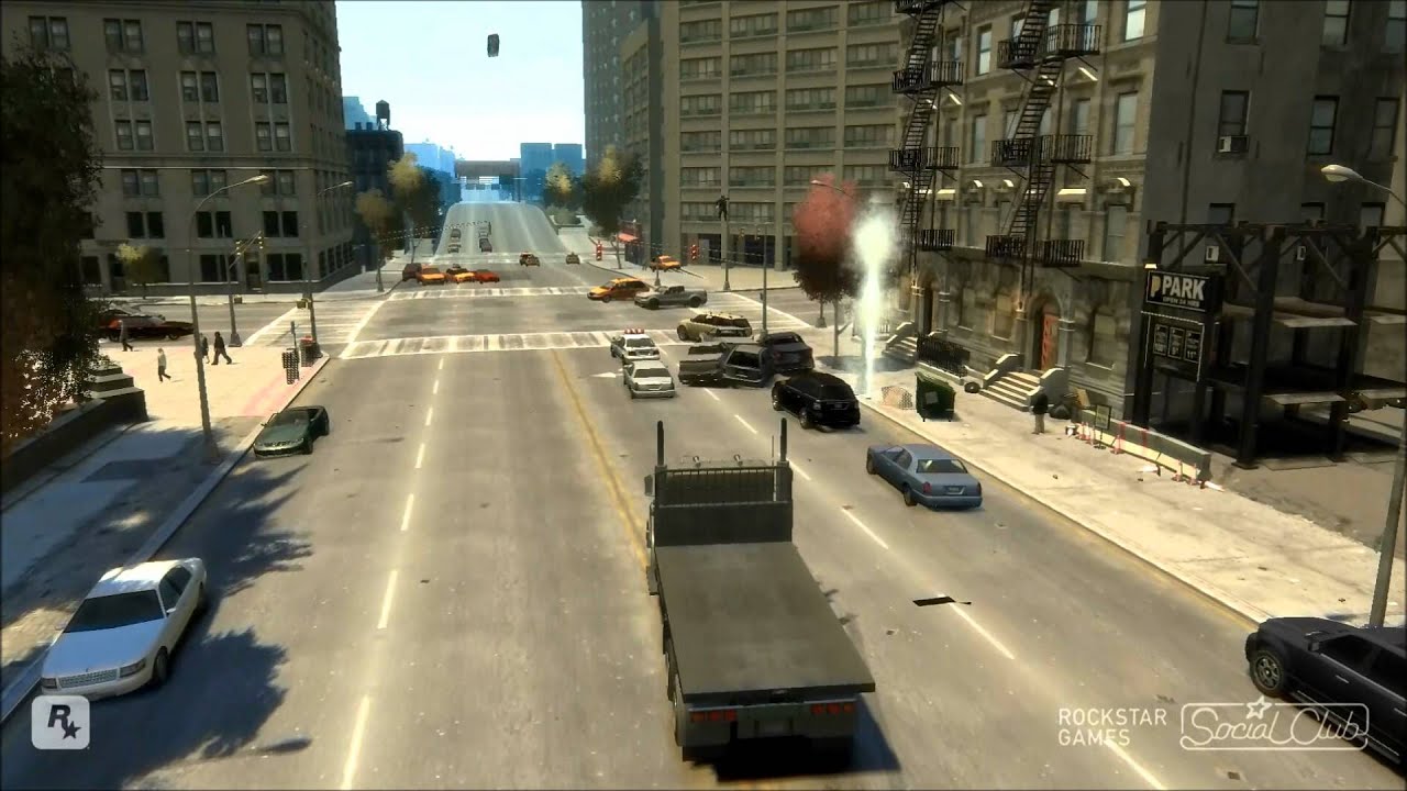 GTA 4 - Serious Ejections. People flying out of their windshields.