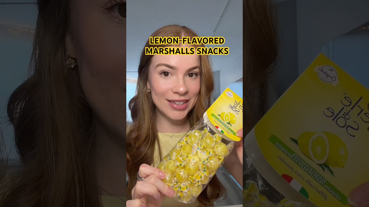 Пробую все лимонные закуски из Marshalls 🍋💛 #marshalls #лимон #обзорзакусок #покупкизакусок