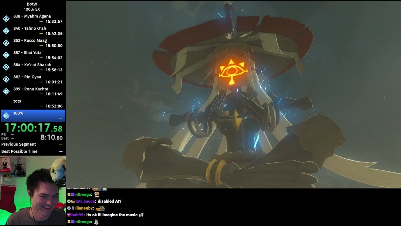 Finishing a 100% with DLC Speedrun in 17:01:44 12/18/2025