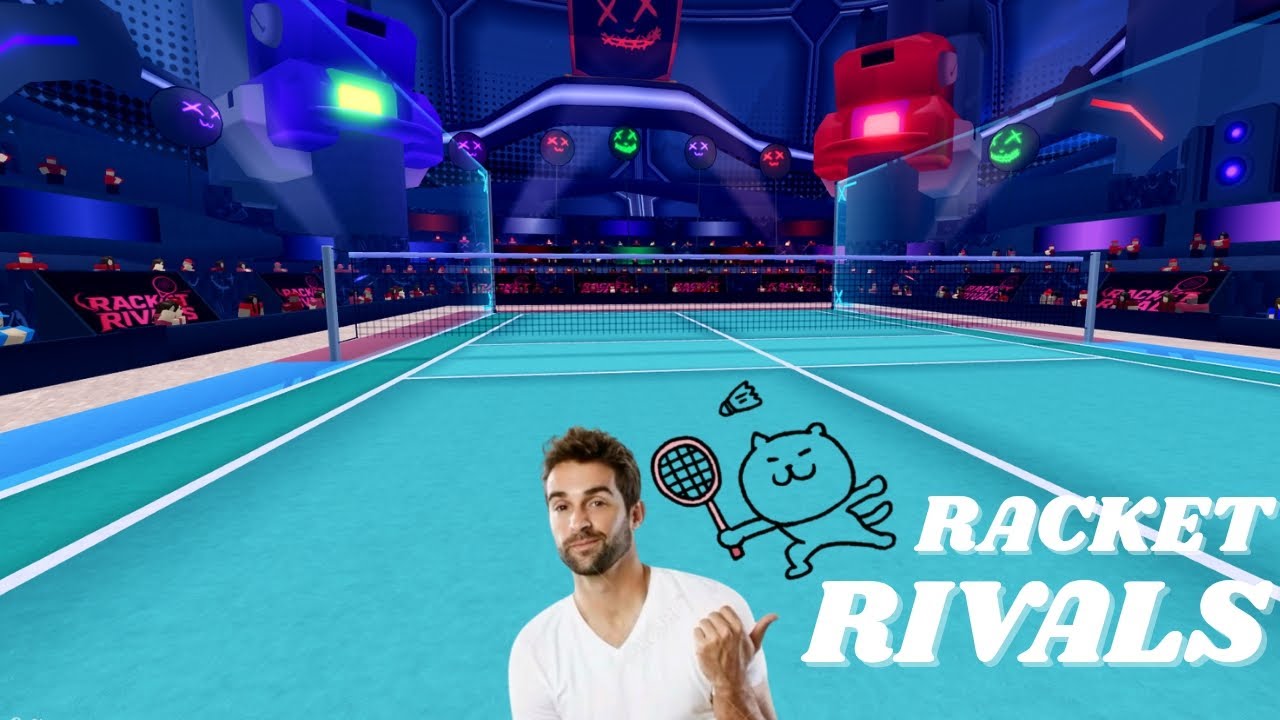 First Ever Video, Playing Racket Rivals!! 