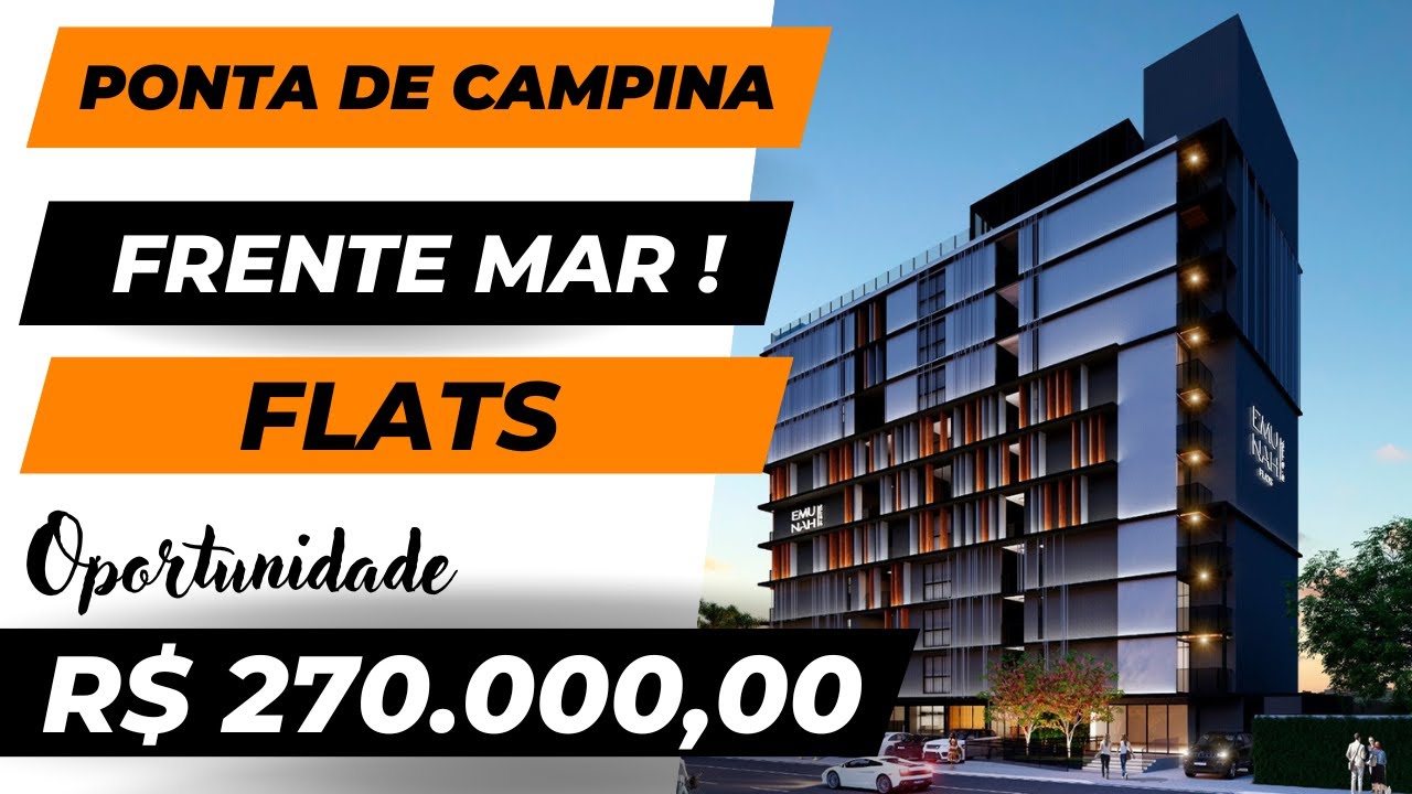 LANÇAMENTO FLATS EM PONTA DE CAMPINA, POR R$ 270.000,00 , Em Cabedelo na Paraiba