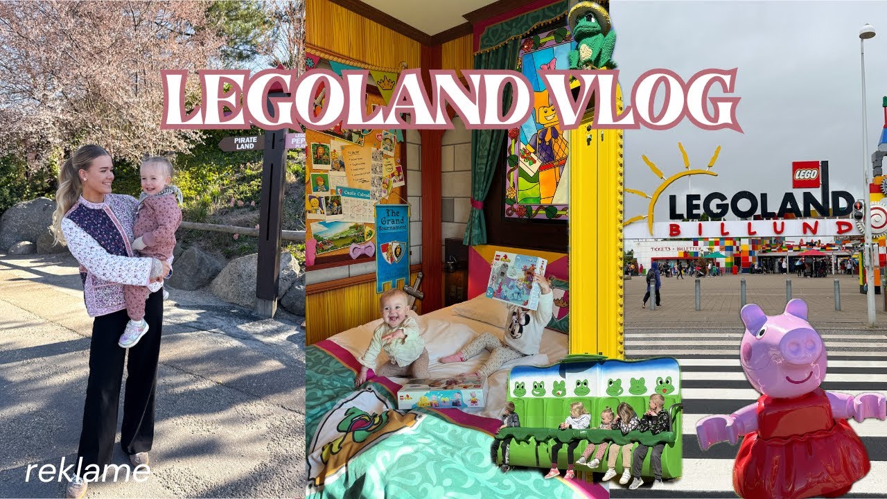 Familietur i LEGOLAND med overnatning p&aring; prinsesse v&aelig;relse🏰👸🏼🎀