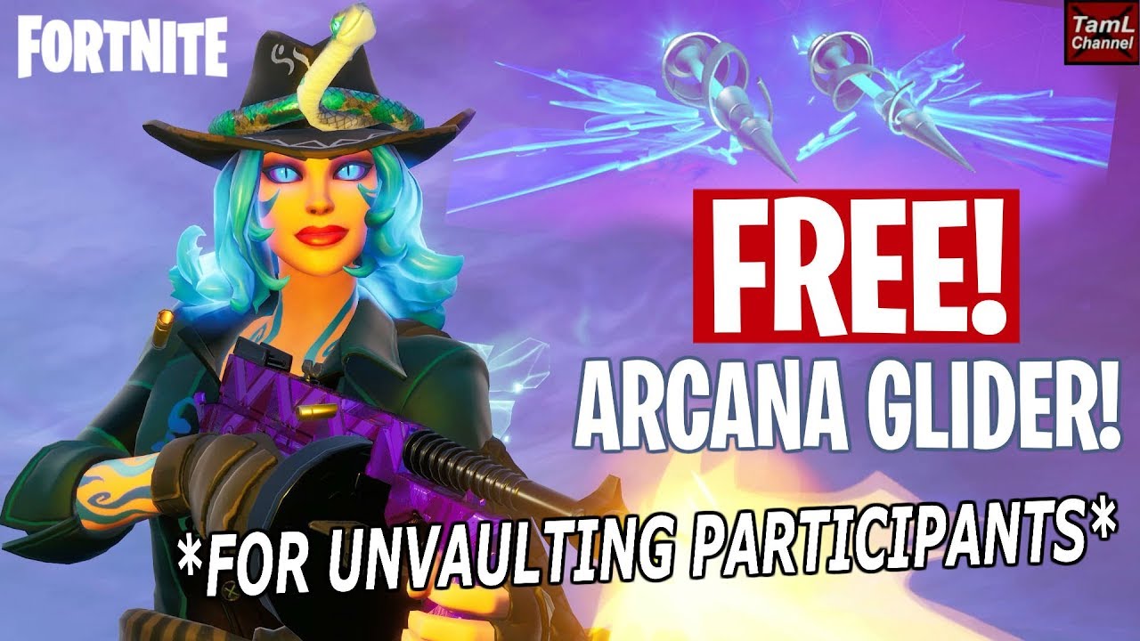 FREE Arcana Glider for Unvaulting Participants! (Fortnite)