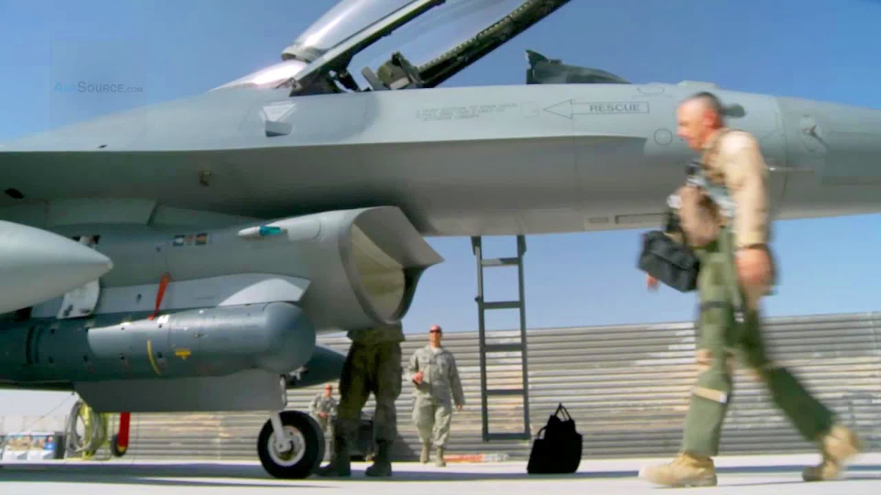 F-16C Fighting Falcon &ndash; Preflight Inspection Before Combat Sortie