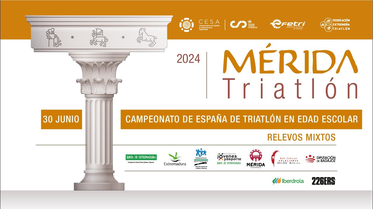 CAMPEONATO DE ESPAÑA DE TRIATLÓN EN EDAD ESCOLAR CSD CESA CTO. DE ESPAÑA DE TRIATLÓN POR AUTONOMÍAS