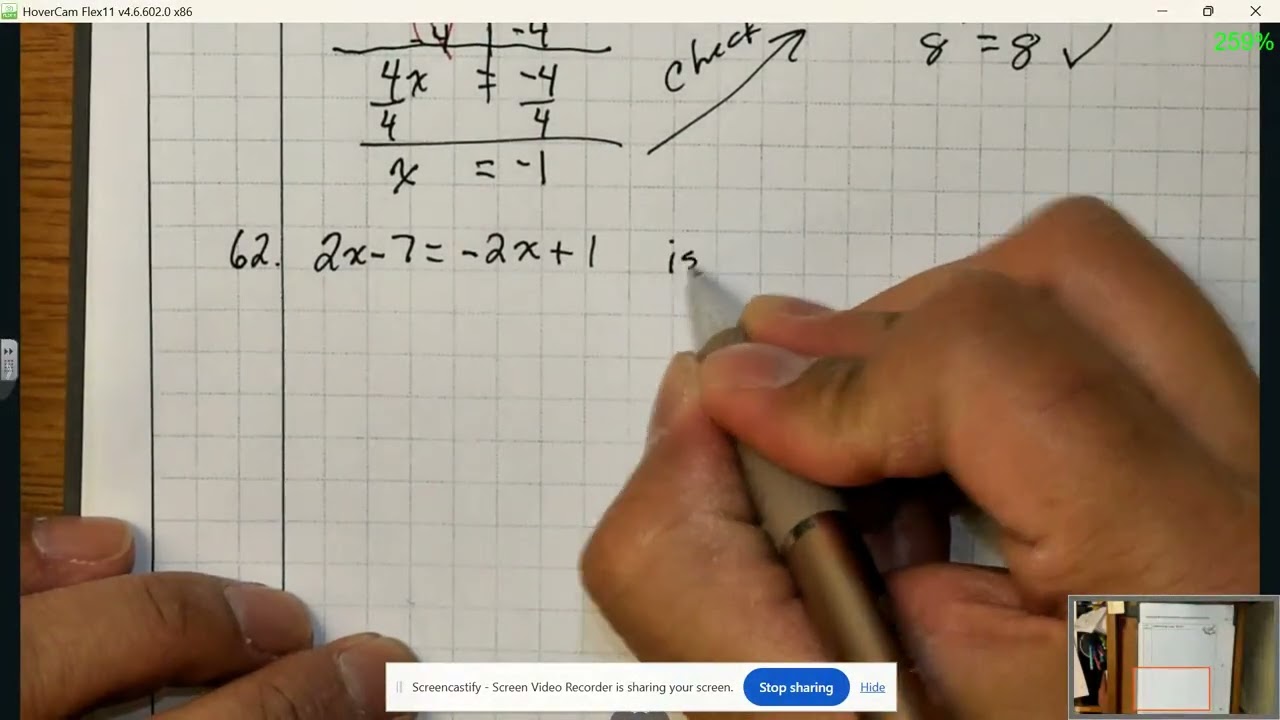 6.2.2 - Checking Solutions