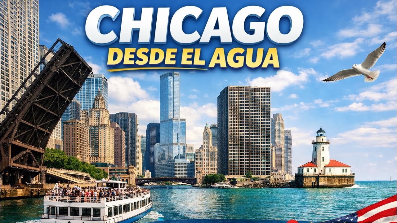 Chicago desde el agua 🇺🇸 | Navegando el río hasta el Lago Michigan