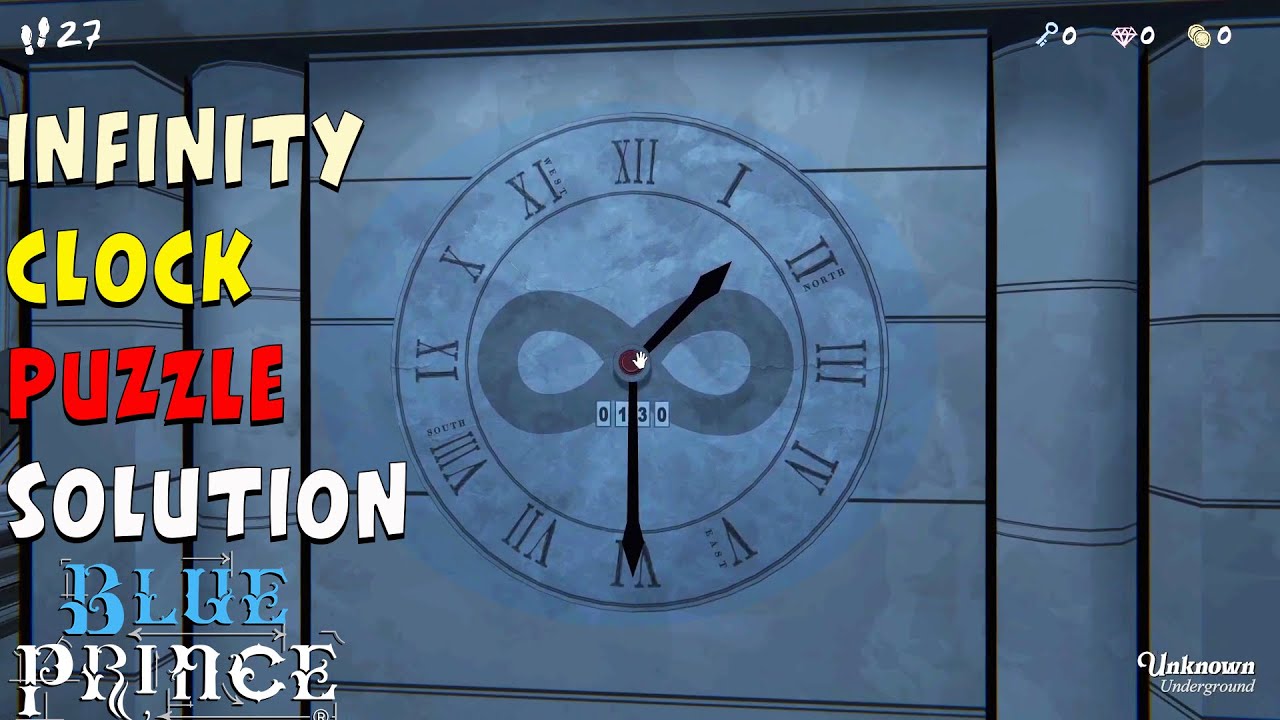 Как решить головоломку с бесконечными часами в Blue Prince | Внутри зоны шахмат Castle Cipher