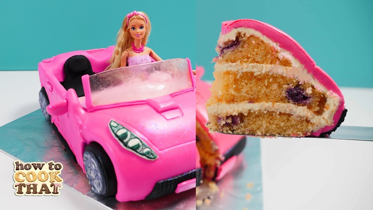 Barbie Car Cake | How To Cook That Ann Reardon