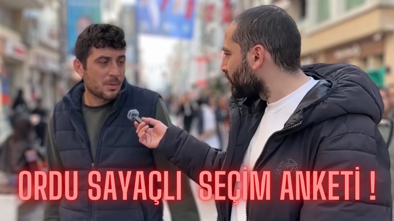 ORDU SAYAÇLI SEÇİM ANKETİ !