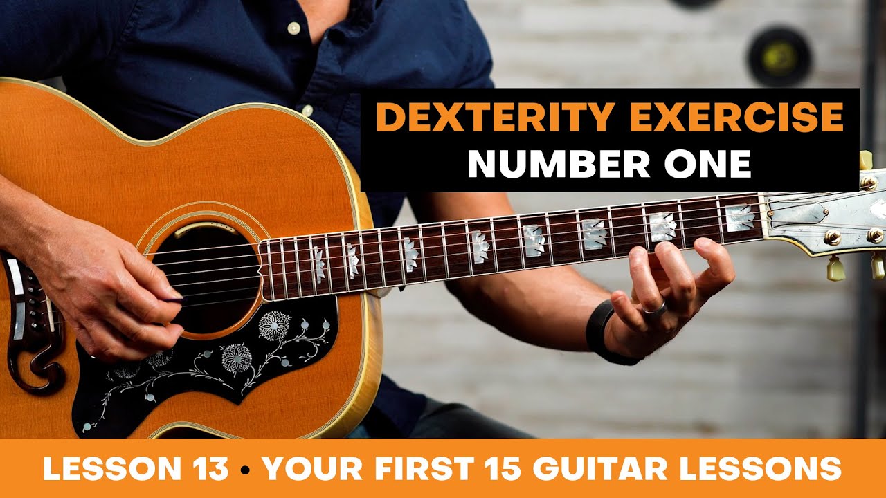 Dexterity Exercise #1 on the guitar