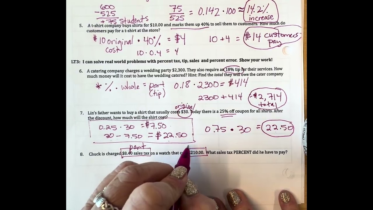 Unit 4 LT 3 (questions 6-8)