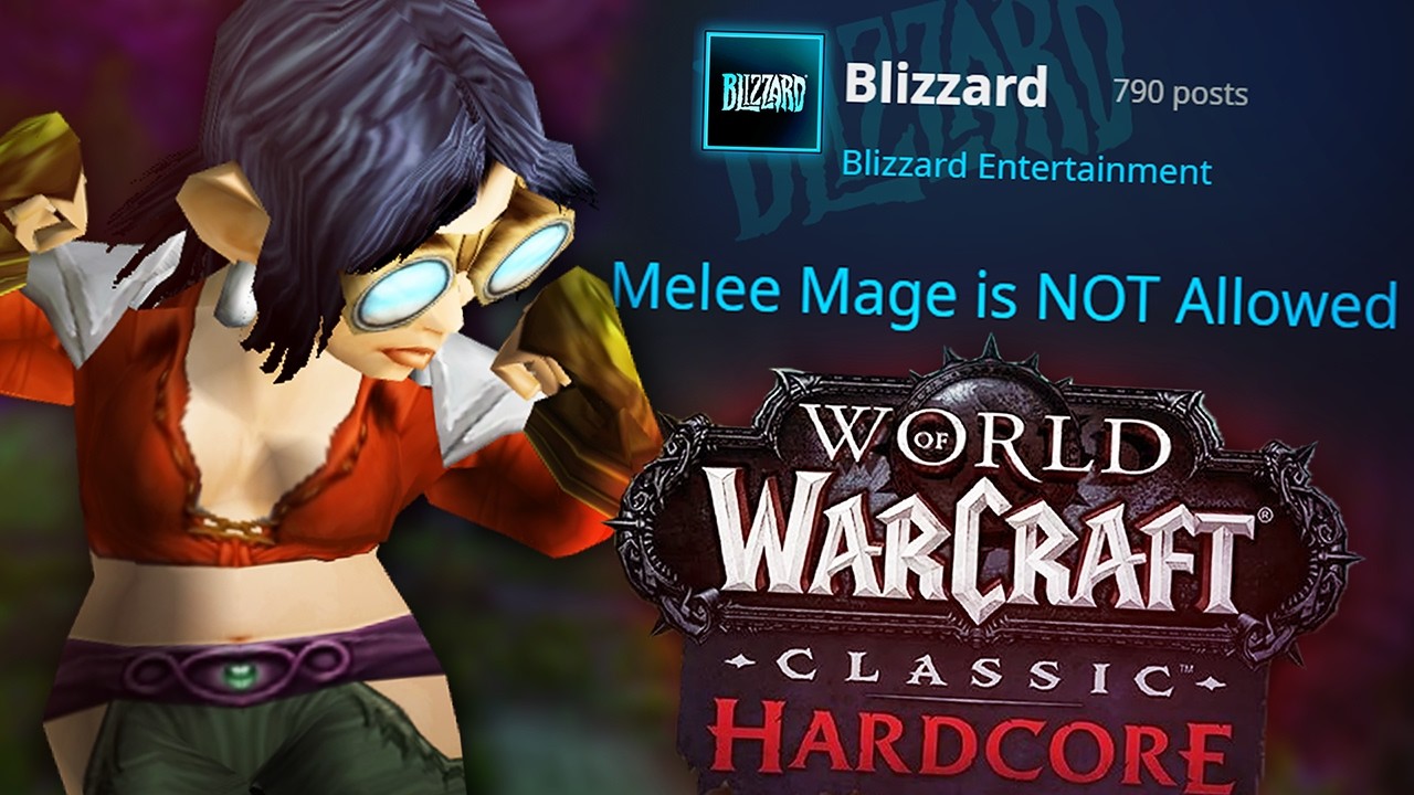 Blizzard пытается ОСТАНОВИТЬ моего мага ТОЛЬКО ближнего боя (Классический хардкор)