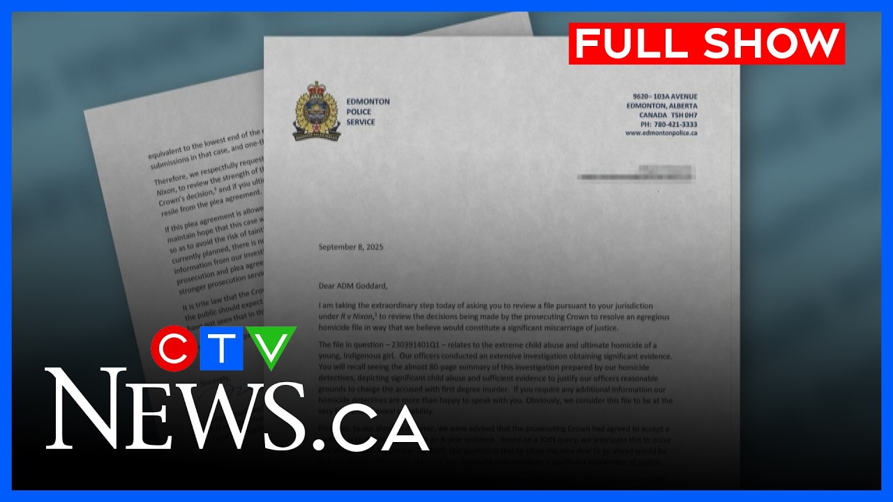 Расследование письма, отправленного полицией Эдмонтона | CTV News Edmonton в 17:00, 11 июня 2026 г.