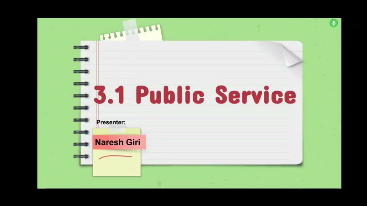 3.1 Public Service (in english)। Section Officer। Second Paper । Loksewa । Public service commission