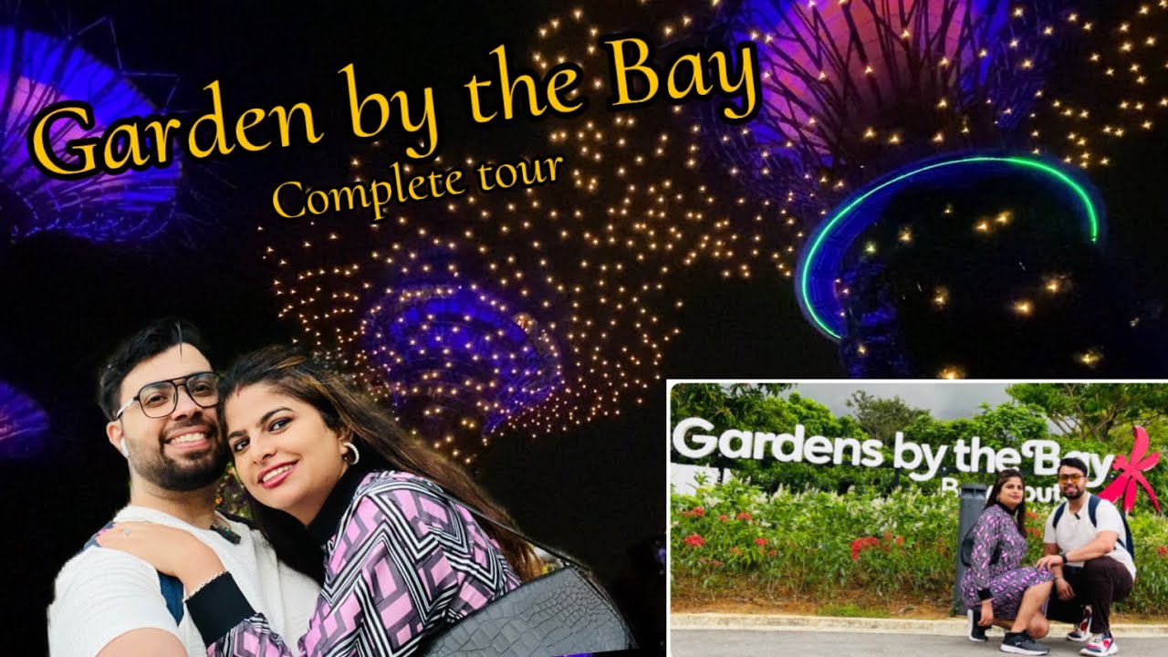 Best place to visit in singapore 🇸🇬 - Garden by the bay & Spectra light & water show.