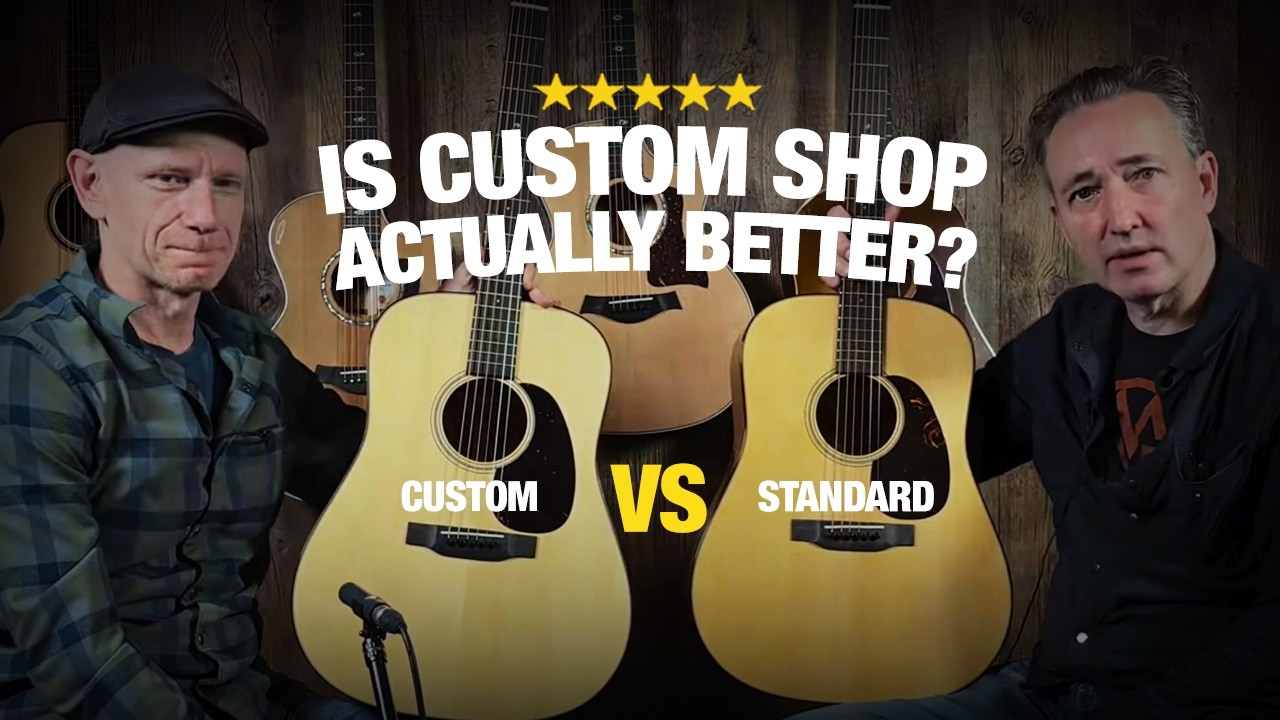 Сравнение гитар Martin D-18 от Custom Shop и Standard