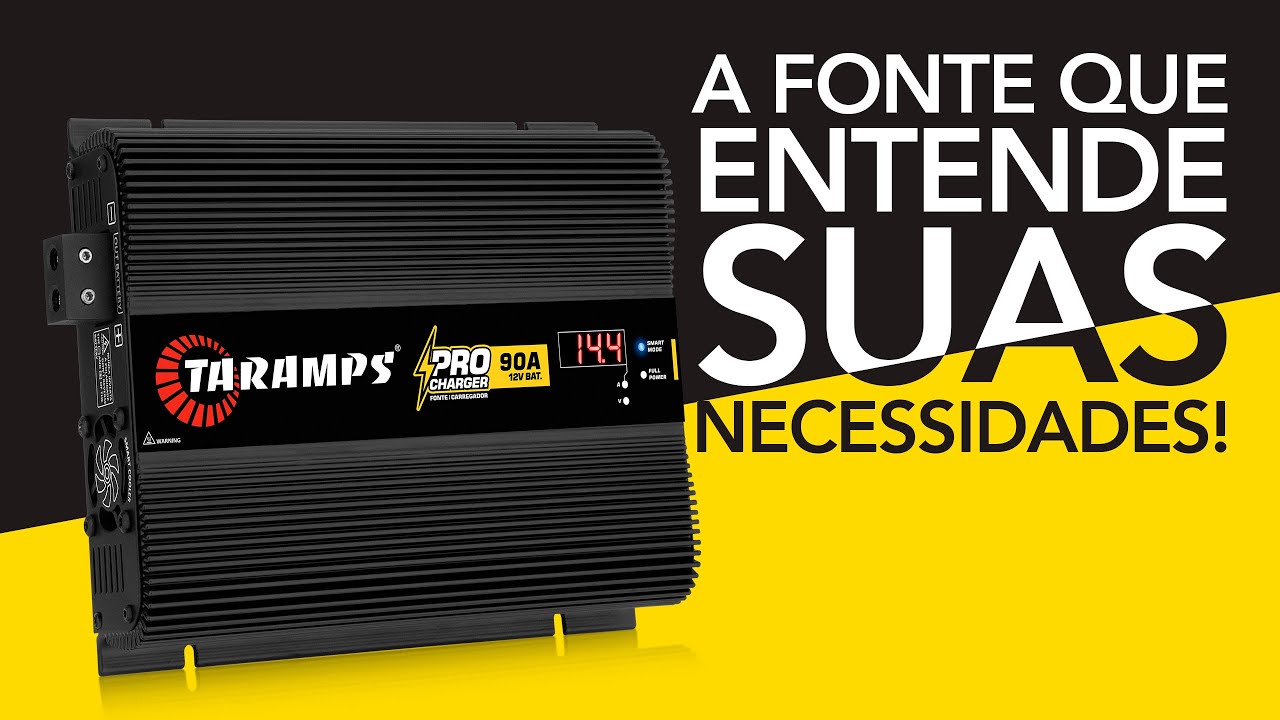 Fonte e Carregador Pro Charger 90A
