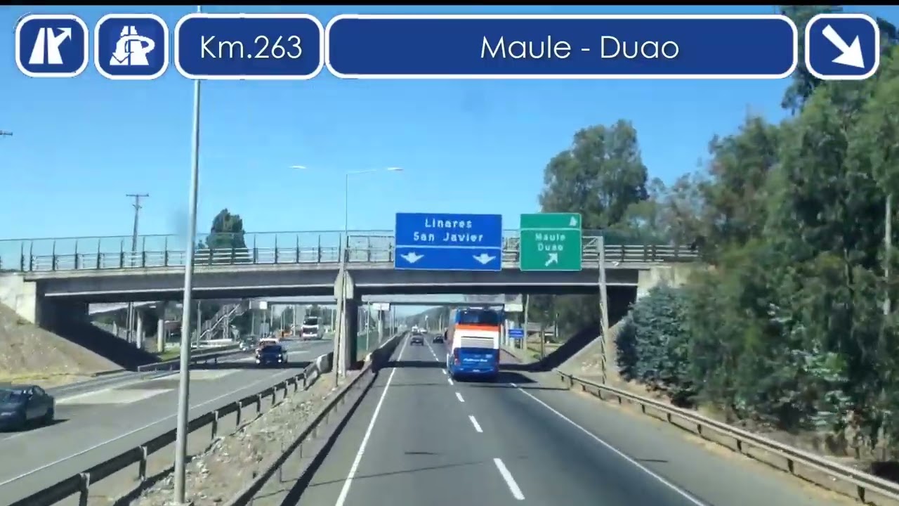 Chile Via Panamericana : Ruta Talca a Concepcion