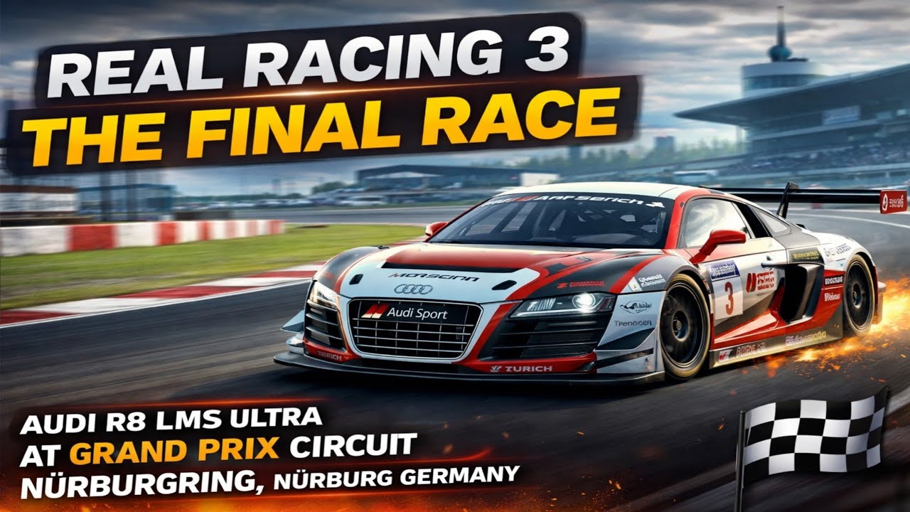 REAL RACING 3 | THE FINAL RACE – Audi R8 LMS Ultra at Nürburgring GP 🇩🇪