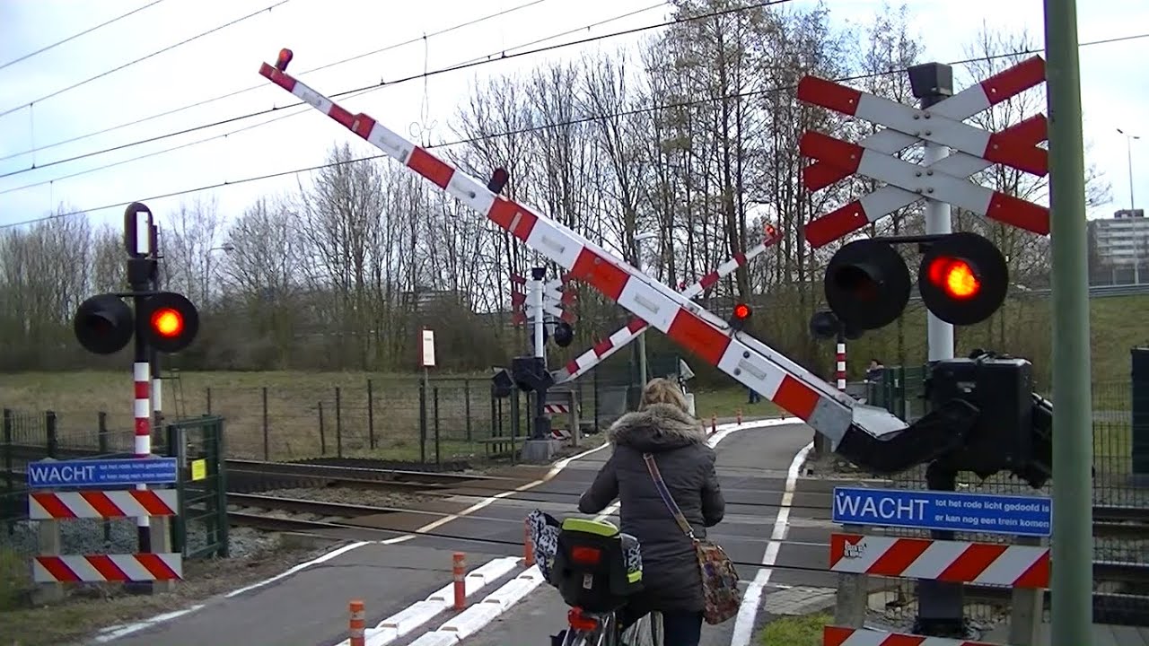 Spoorwegovergang Dordrecht Zuid // Dutch railroad crossing