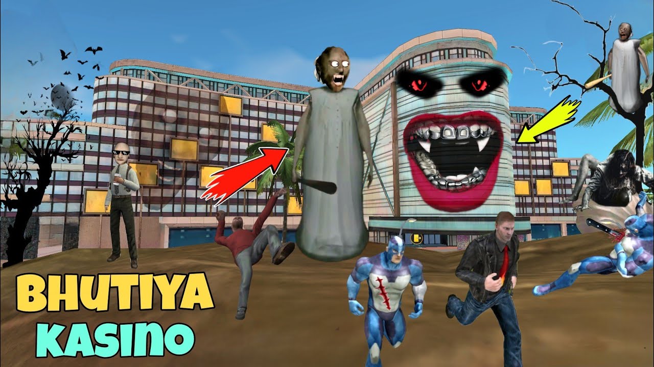 Bhutiya Casino । In Vice Town । Rope Hero Granny Video । Horror Story । Junnu Malik Gaming