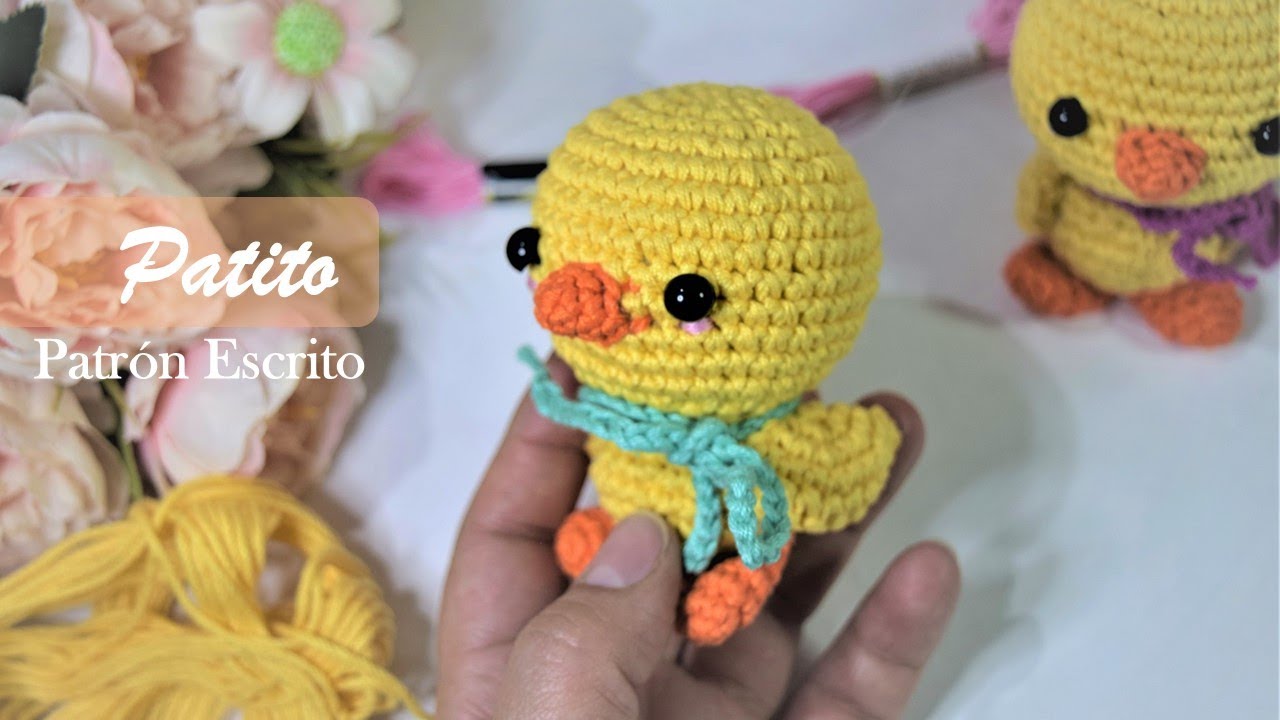 Patito Tejido PATRÓN ESCRITO | @AnabelMonGar