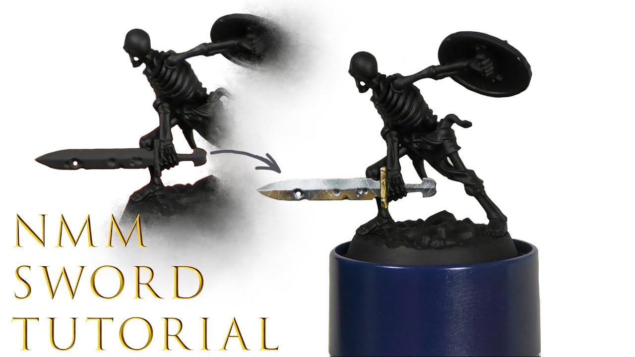 How to paint sword of Sepulchral Guard with the NMM technique