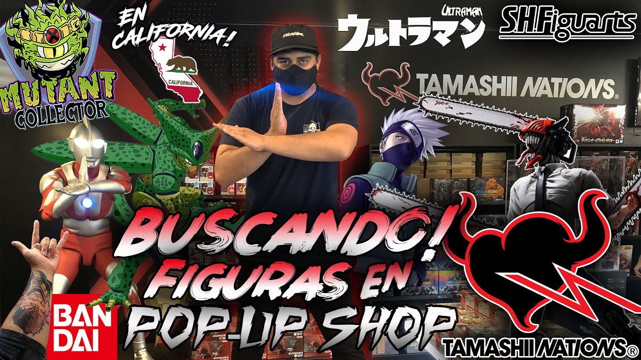 Tamashii Nations Pop-Up Shop in Los Angeles California Video 2023 | Buscando Figuras!
