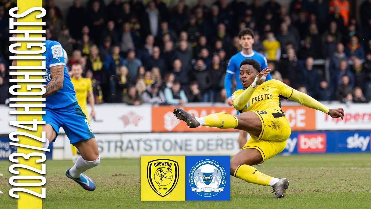 2023/24 HIGHLIGHTS | Burton Albion v Peterborough United