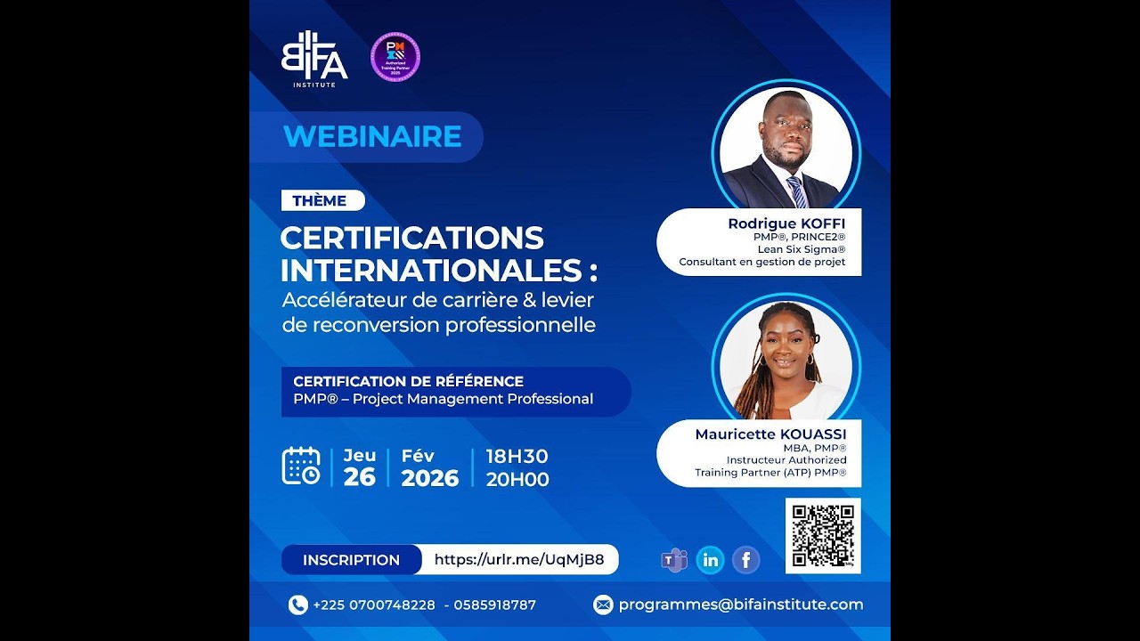 Webinaire | Certifications internationales : Levier & accélérateur de carrière professionnelle