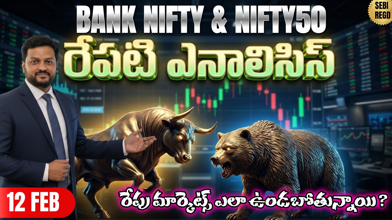 Daily Analysis Bank nifty Prediction | Nifty50 Post & Pre Market Analysis #telugutradershyam