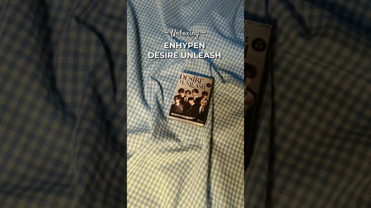 Unboxing Enhypen Desire Unleash photocards #enhypen #enhypendesireunleash #enhypenbaddesire