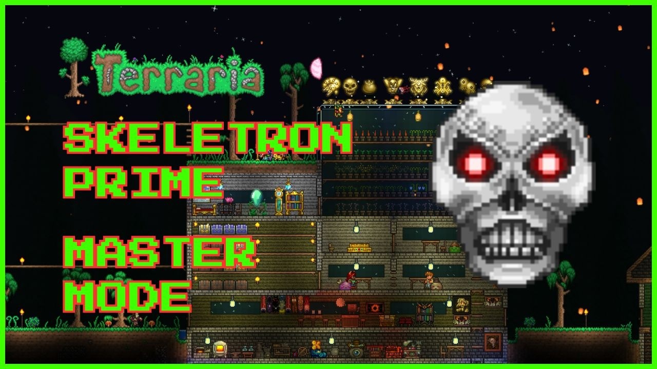 Terraria 1.4 Master Mode | Skeletron Prime Boss Fight