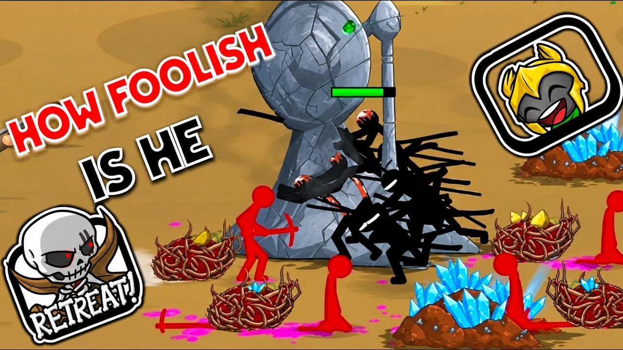 I Found the DUMBEST Player EVER in Stick War Saga! 😂🔥