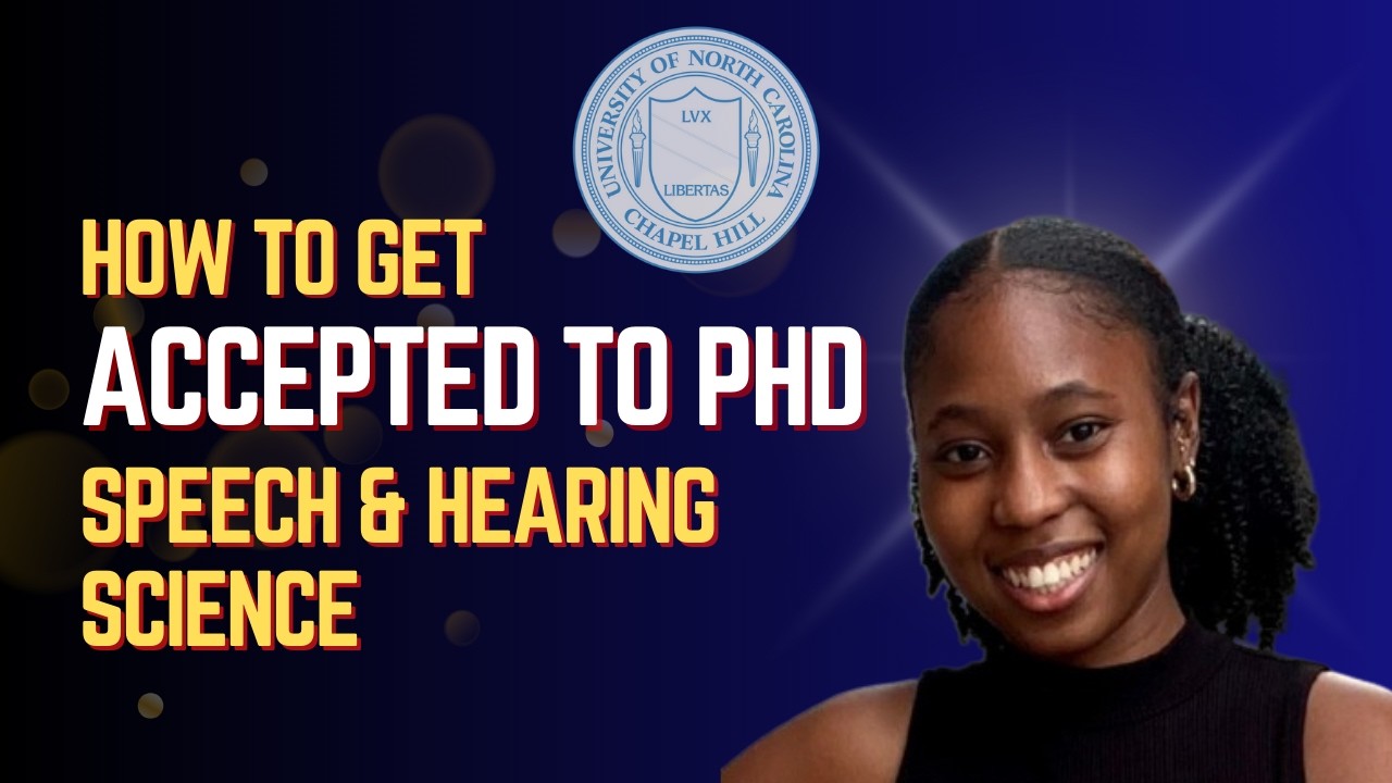 How To Get Into PhD in Speech & Hearing Science | UNC Chapel Hill