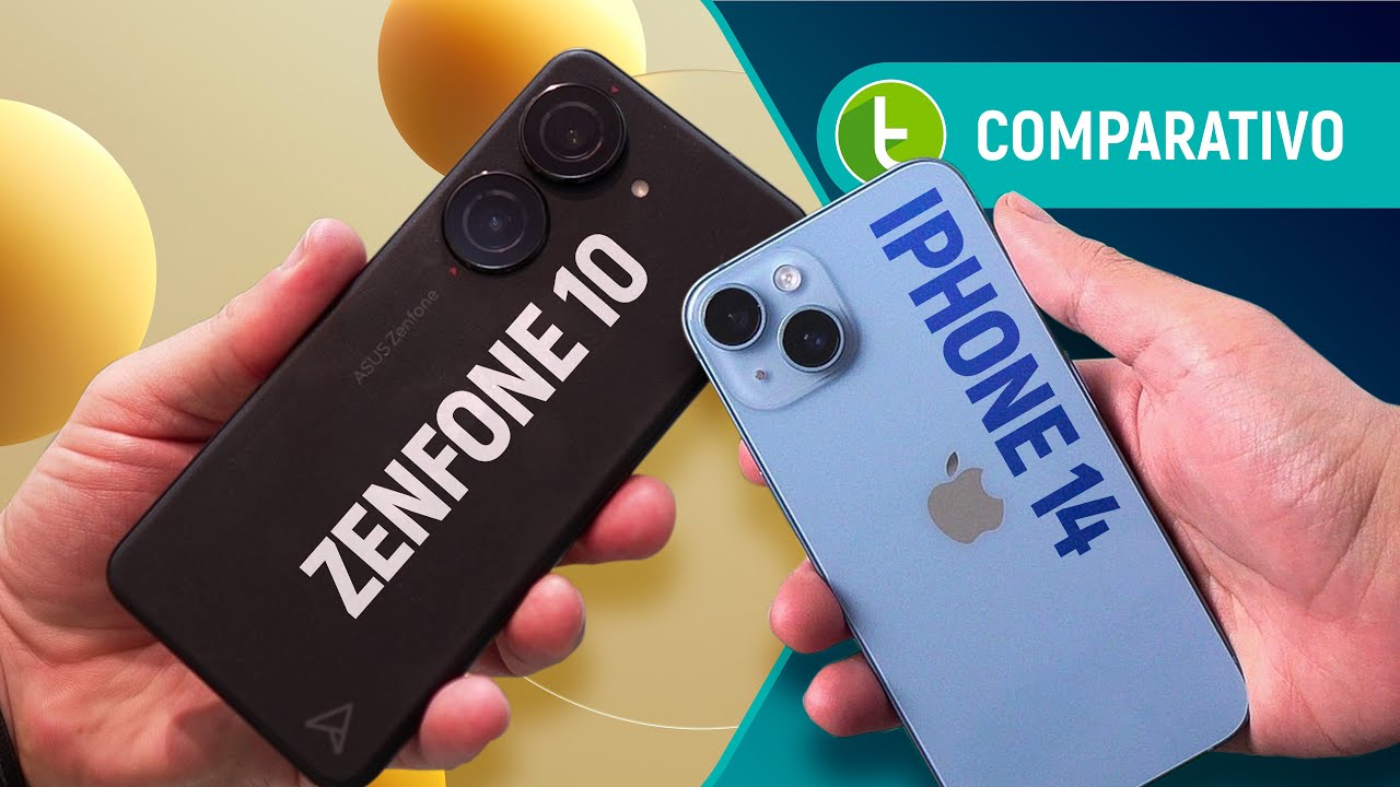 ZENFONE 10 vs IPHONE 14: CELULAR COMPACTO da ASUS SUPERA rival da MAÇÃ? | Comparativo