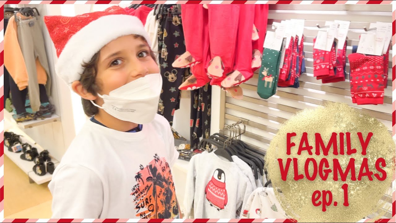 RICCARDO (7ANNI) FA SHOPPING NATALIZO PER LA FAMILY | VLOGMAS Ep.1