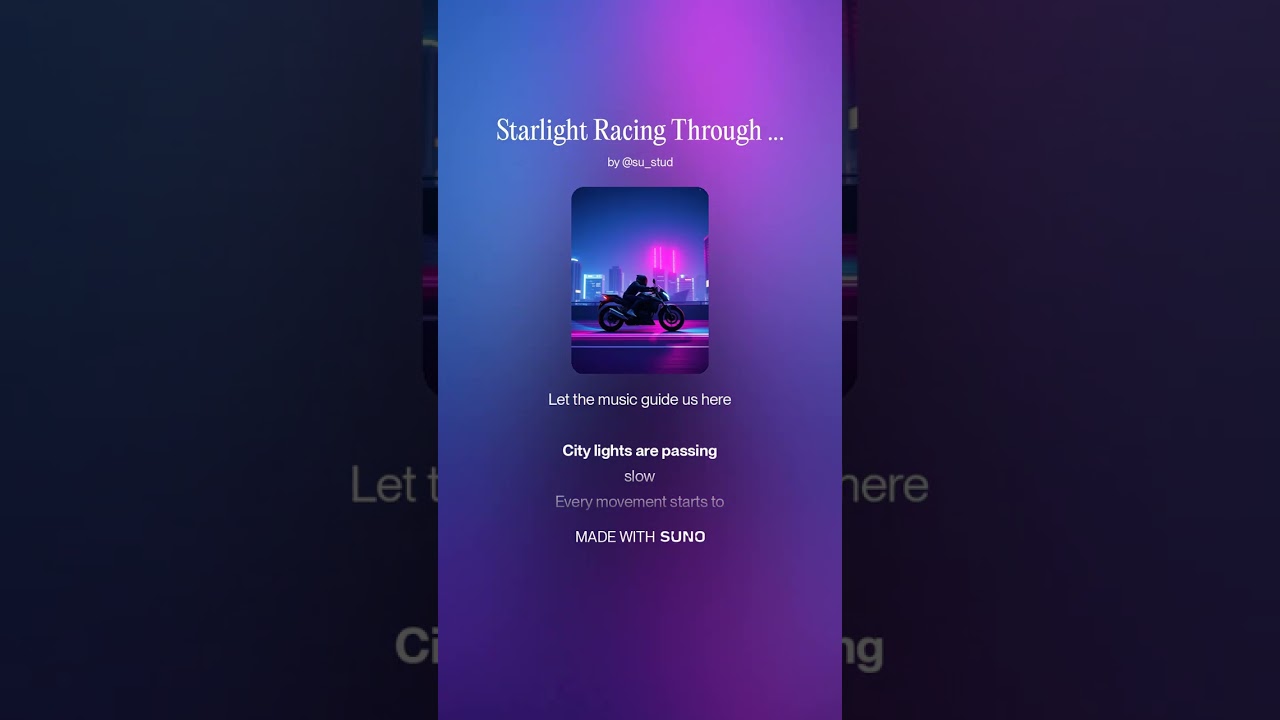 Starlight Racing Through The Night