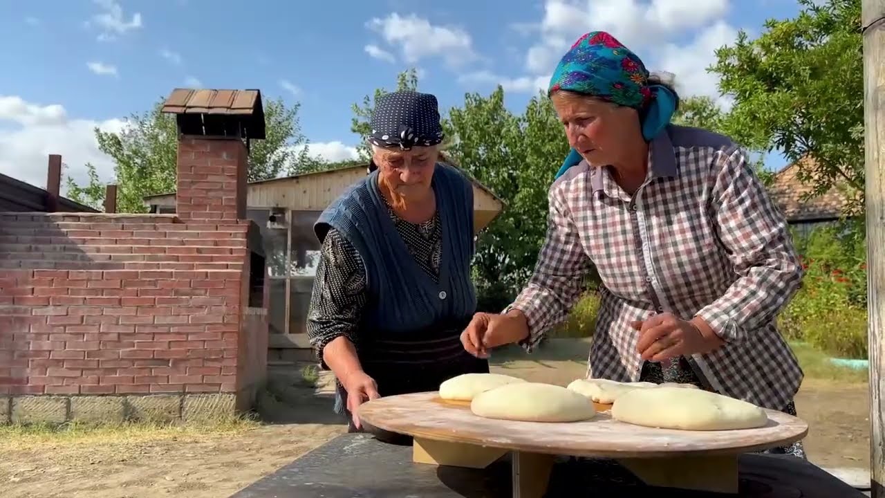 Grandmother's Traditional Recipes / Cooking on Wood Fire Stove / Outdoor Cooking No Talking