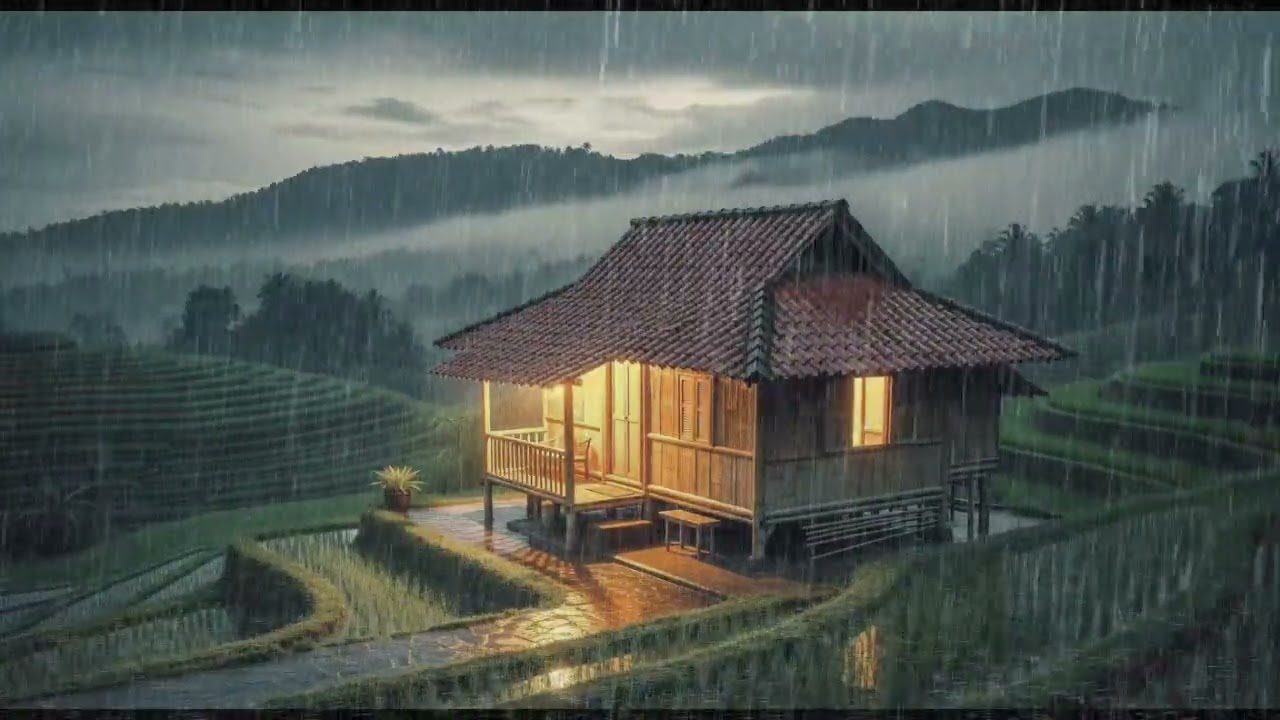 Soothing Rain Ambience for Deep Sleep | Relaxing Rainstorm