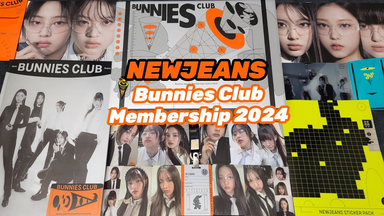 [Unboxing] NEWJEANS - BUNNIES CLUB 2024 Membership Kit