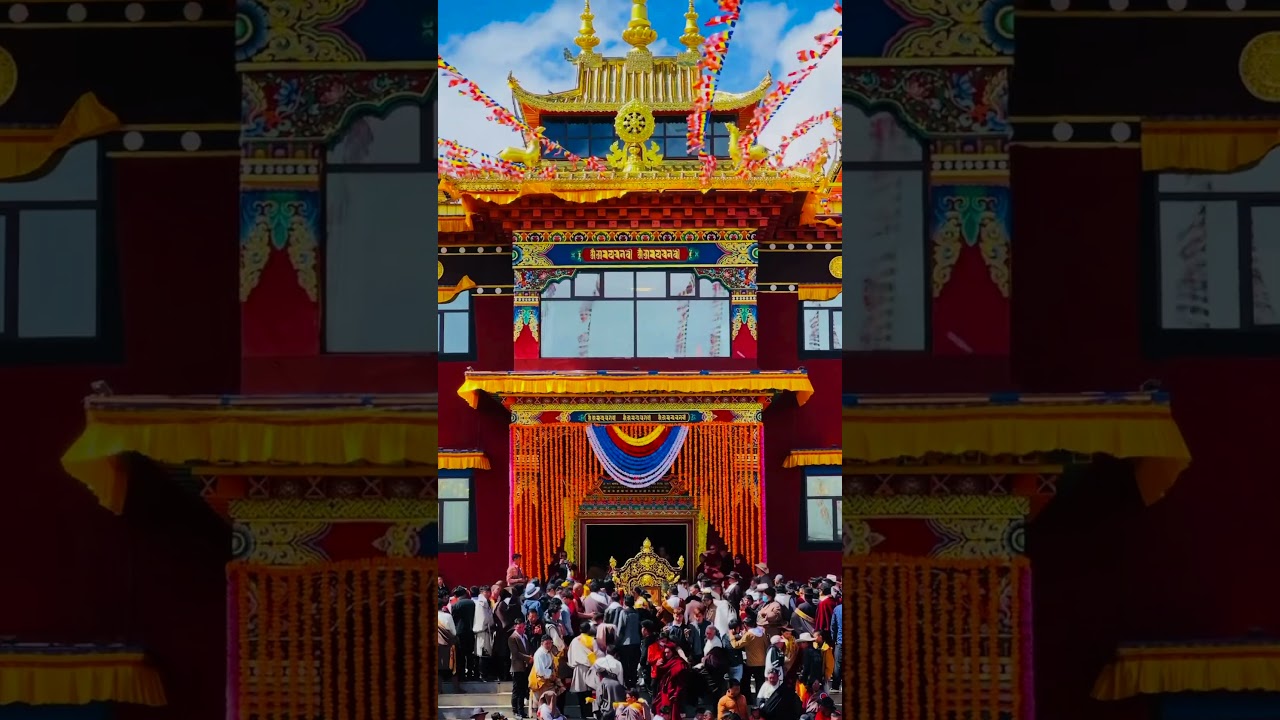 The ceremony of the Tibet Sakya Monastery college 🙏￼